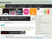 Tablet Screenshot of dineroextra.es